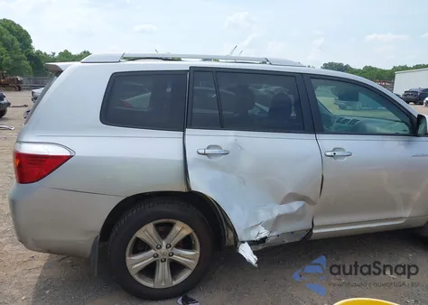 2010 Toyota Highlander Limited V6 z USA, uszkodzony, nr VIN JTEDK3EH1A2162281